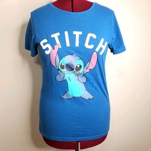22) DISNEY STITCH T-Shirt Large Women's Sz. L